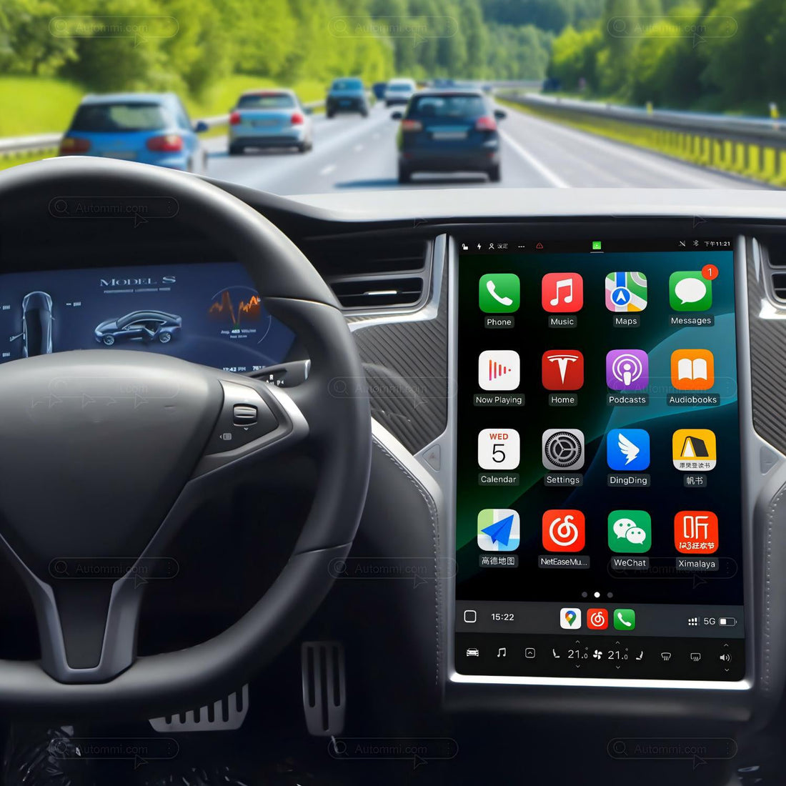 Tired of No CarPlay in Your Tesla? AutoMMI Wireless Upgrade for 2014-2021 Model S & X