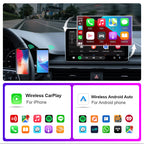 AutoMMI Wholesale Wireless CarPlay Adapter Light Vertical 2-in-1 USB Dongle with IOS and Android Auto CarPlay AI Box for Cars