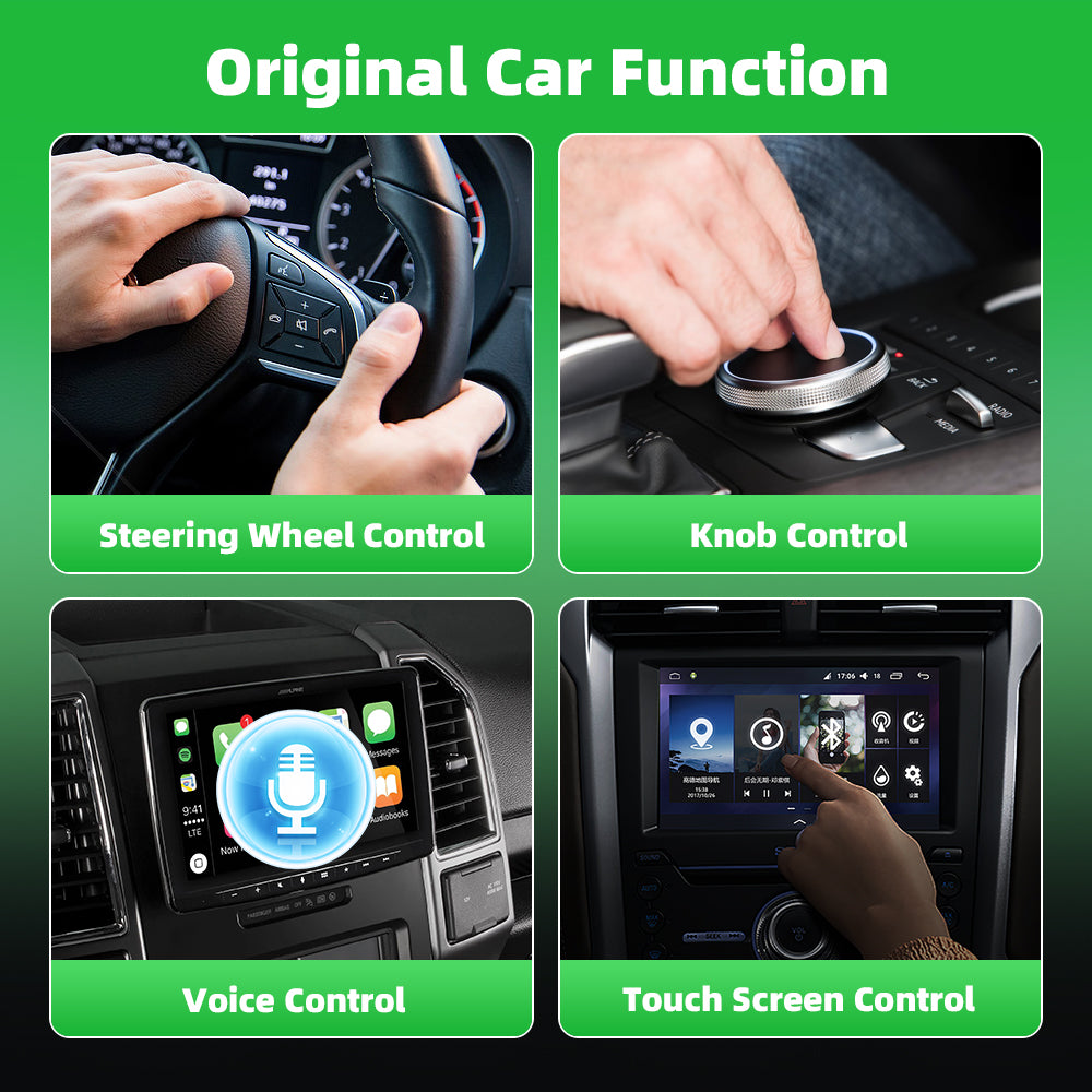 Autommi Factory Wholesale 2 in 1 CarPlay Android Auto Ai Box Carplay Wireless Car Ai Box Carplay Adapter Wireless Android Auto