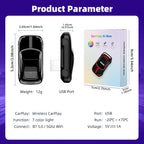 AutoMMI Wholesale Wireless CarPlay Adapter Light Vertical 2-in-1 USB Dongle with IOS and Android Auto CarPlay AI Box for Cars