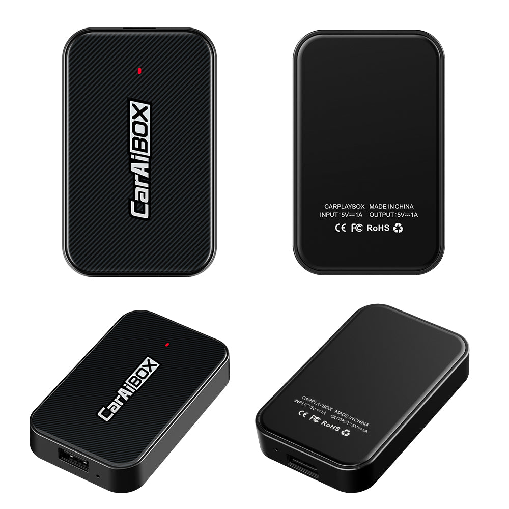 AutoMMI 2-in-1 Wireless CarPlay & Android Auto Adapter | Smart AI Box, Compatible with OEM Wired CarPlay Vehicles, Bluetooth Auto Connect
