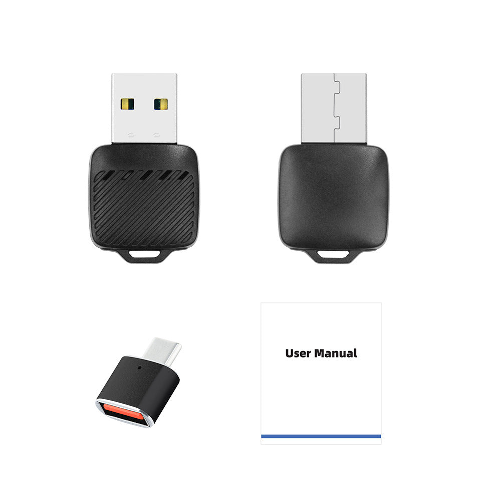 AutoMMI Wireless CarPlay Adapter Android Auto 2 in 1 Smart Dongle, Mini Box Adapter Smart Plug and Play Bluetooth WIFI 6 Fast Connect