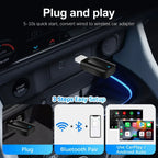 AutoMMI Wireless Dongle Apple CarPlay Android Auto USB Tpy-c Wired to Wireless Adapter for Original Wire CarPlay