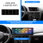 2009-2018 Audi 8R Q5 10.25" /12.3"/14.9"Android Car Screen Wireless Apple CarPlay Android Auto Navigation Car DVD Player