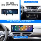 2011–2015 BMW X1 (E84) 10.25" /12.3"/14.9"Android Car Screen Wireless Apple CarPlay Android Auto Navigation Car DVD Player
