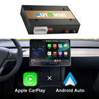 AutoMMI 2017-2025 Tesla Model 3 Model Y Head Units Wireless Apple CarPlay &amp; Android Auto Module integration kit