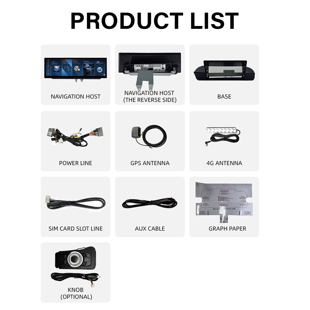 BMW 3 Series E90 10.25"/12.3"/14.9"Android Car Screen Wireless Apple CarPlay Android Auto Navigation Car DVD Player