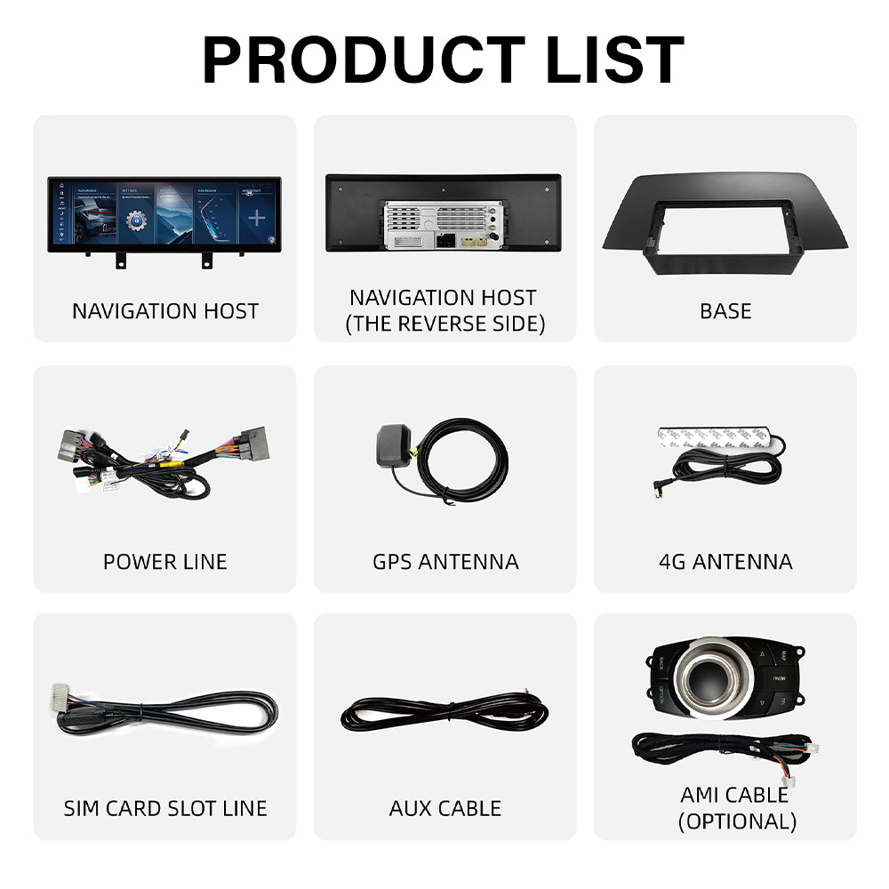 2011–2015 BMW X1 (E84) 10.25" /12.3"/14.9"Android Car Screen Wireless Apple CarPlay Android Auto Navigation Car DVD Player