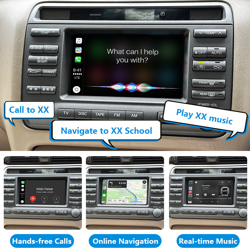 Toyota Crown JZS 171/173/175 Original Head Units Wireless Apple CarPlay &amp; Android Auto integration kit