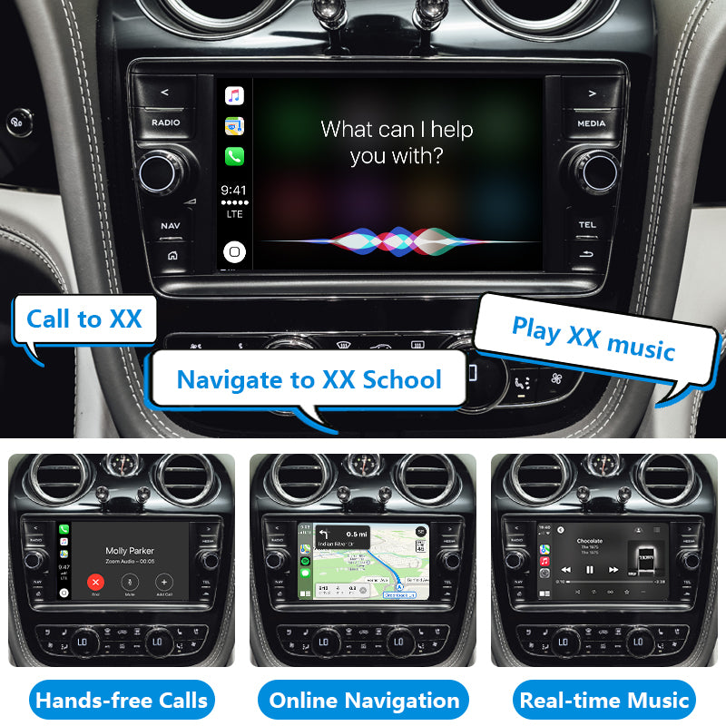 AutoMMI 2016-2019 Bentley bentayga Wireless Apple CarPlay Android Auto Decoder Module Interface Kit