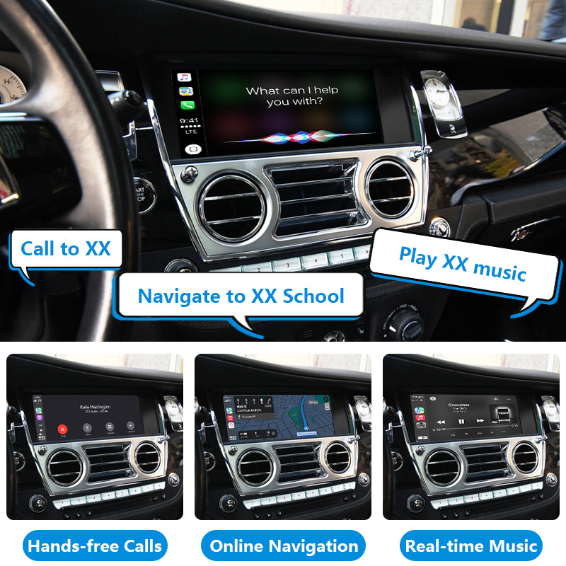 AutoMMI 2015-2018 Rolls-Royce Ghost upgrade Wireless Apple CarPlay Android Auto Decoder Module Interface Kit