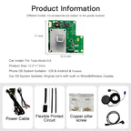AutoMMI 2017-2025 Tesla Model 3 Model Y Head Units Wireless Apple CarPlay &amp; Android Auto Module integration kit