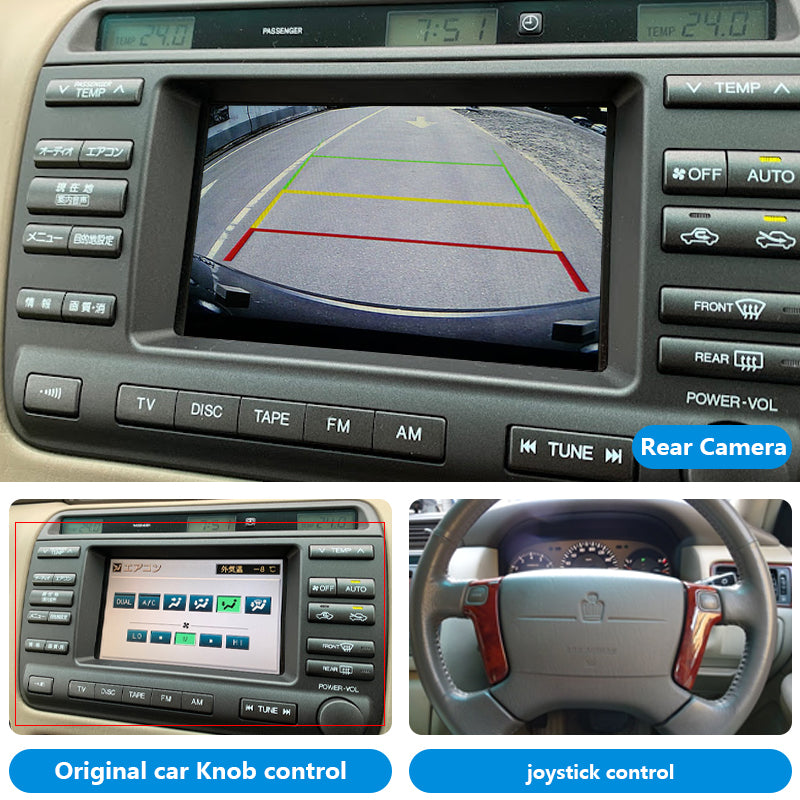 Toyota Crown JZS 171/173/175 Original Head Units Wireless Apple CarPlay &amp; Android Auto integration kit