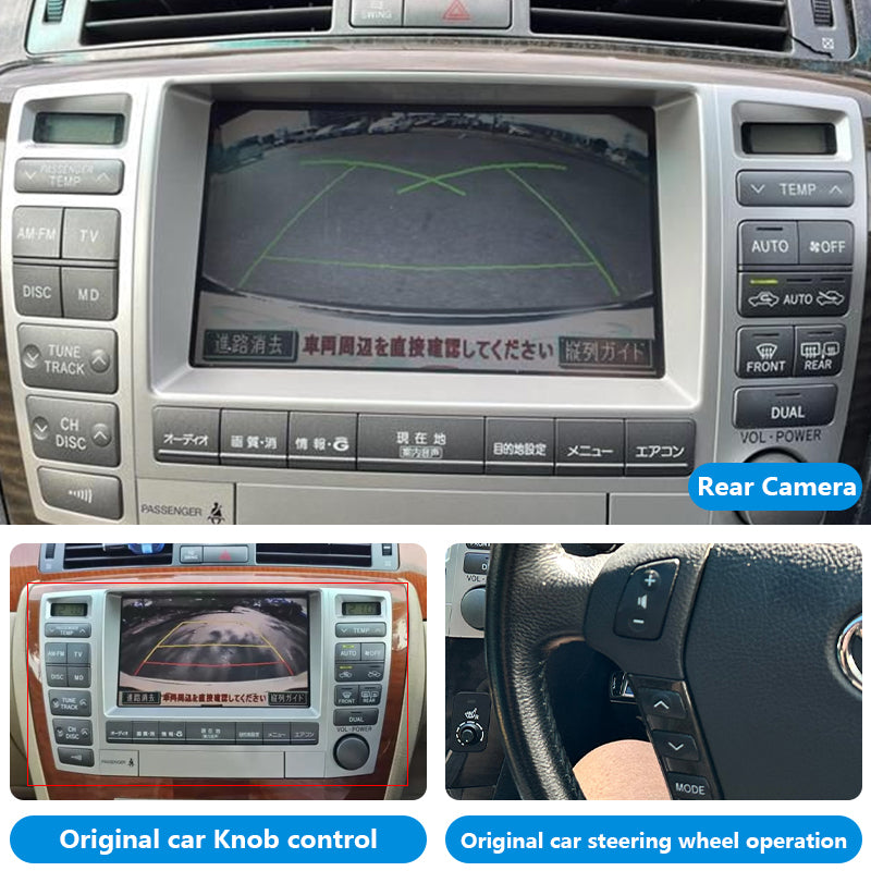 AutoMMI 2004-2006 Toyota Crown Majesta UZS186s1 wireless Apple CarPlay &amp; Android Auto Module Integration Kits