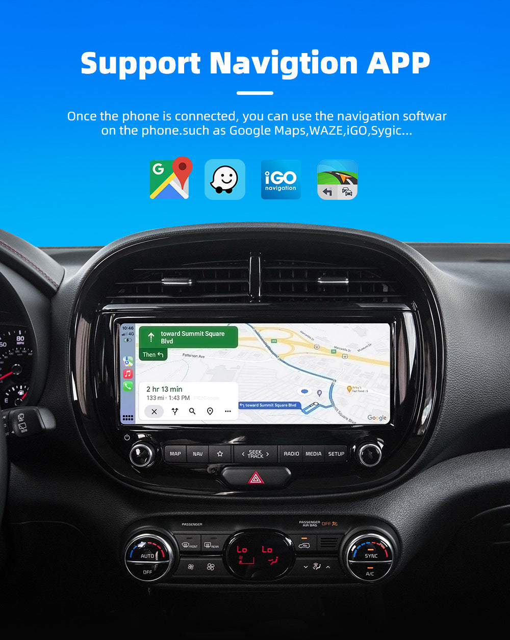 AutoMMI Mini CarPlay Android Auto Wired to Wireless Car Play Box Adapter Smart Ai Box Bluetooth WIFI Spotify Connect