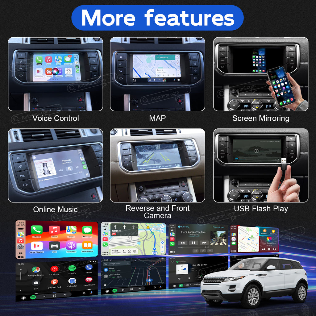 AutoMMI 2011–2016 Land Rover Range Rover Evoque Wireless Apple CarPlay ...