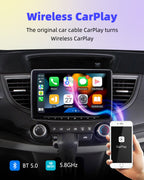 AutoMMI Wholesale Wireless CarPlay Adapter Light Vertical 2-in-1 USB Dongle with IOS and Android Auto CarPlay AI Box for Cars
