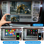 AutoMMI 2004-2006 Toyota Crown Majesta UZS186s1 wireless Apple CarPlay &amp; Android Auto Module Integration Kits