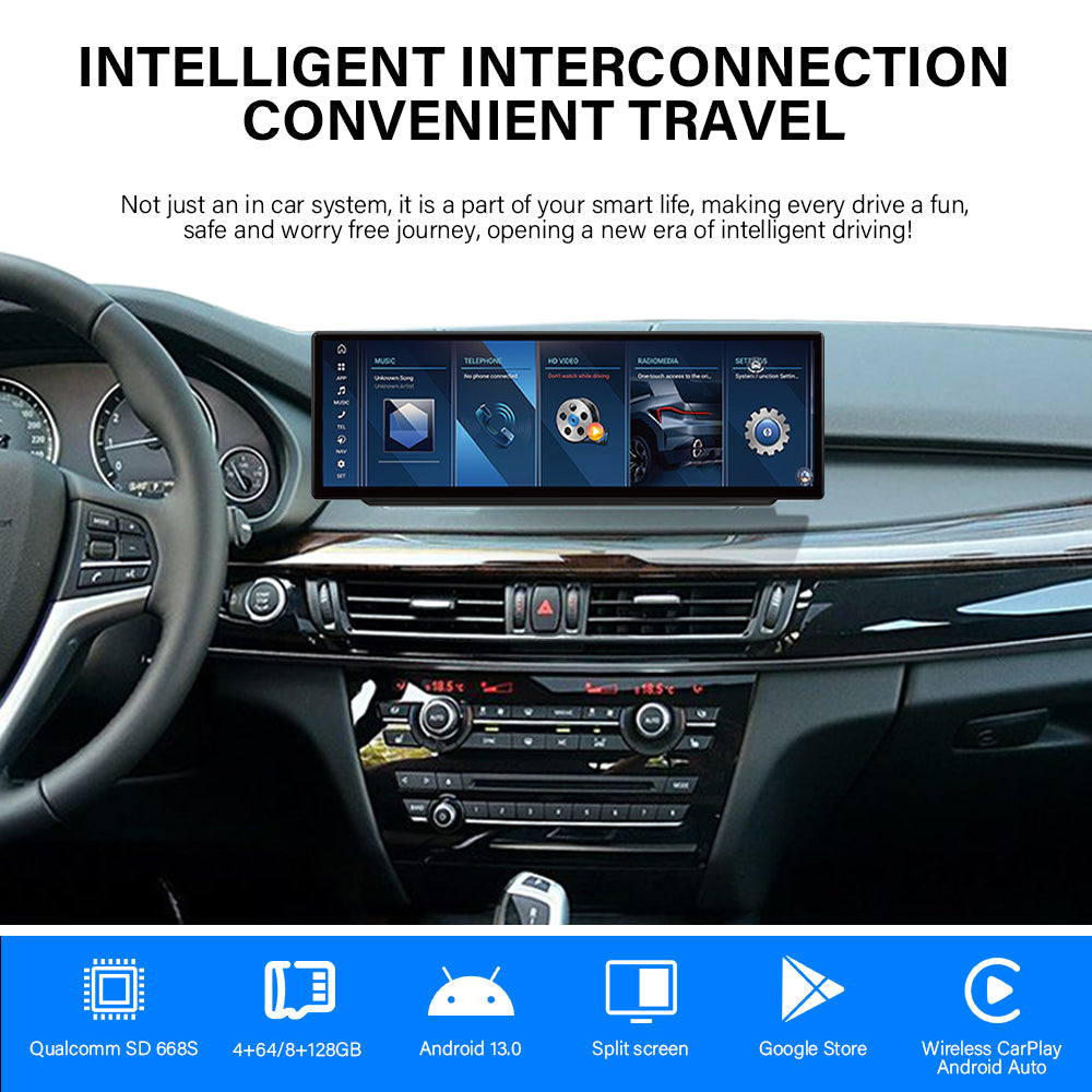 2013–2015 BMW X5 (F15/E70) 10.25" /12.3"/14.9"Android Car Screen Wireless Apple CarPlay Android Auto Navigation Car DVD Player