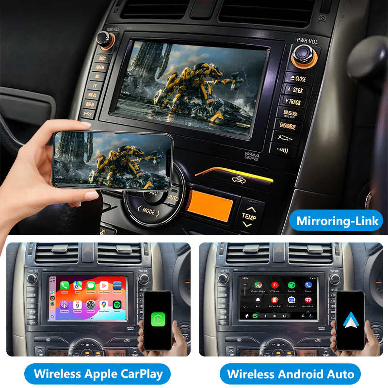 AutoMMI 2006-2012 Toyota Blade/Blade MasterG OEM Head Units Wireless Apple CarPlay & Android Auto Integration Kits