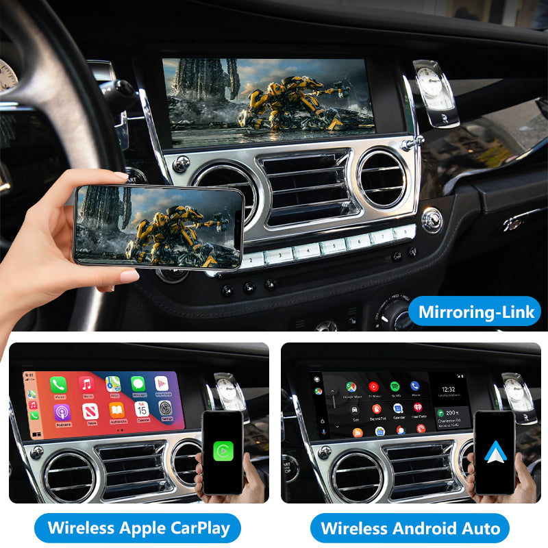AutoMMI 2015-2018 Rolls-Royce Ghost upgrade Wireless Apple CarPlay Android Auto Decoder Module Interface Kit
