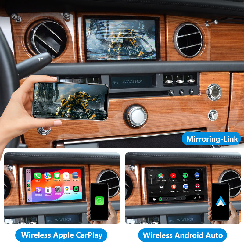 AutoMMI 2006-2012 Rolls-Royce Phantom upgrade Wireless Apple CarPlay Android Auto Decoder Module Interface Kit