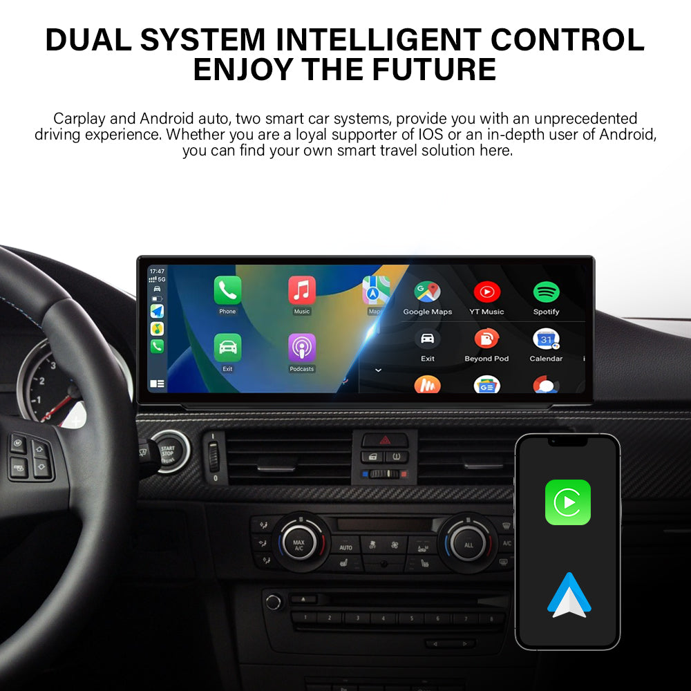 2008–2012 BMW 3 Series E92 10.25" /12.3"/14.9"Android Car Screen Wireless Apple CarPlay Android Auto Navigation Car DVD Player