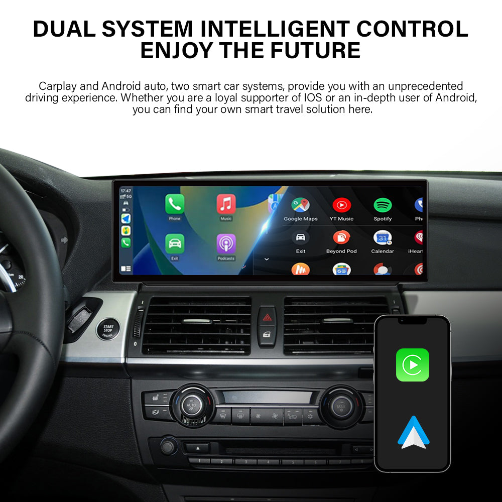 2011–2013 BMW X5 (E70) 10.25" /12.3"/14.9"Android Car Screen Wireless Apple CarPlay Android Auto Navigation Car DVD Player