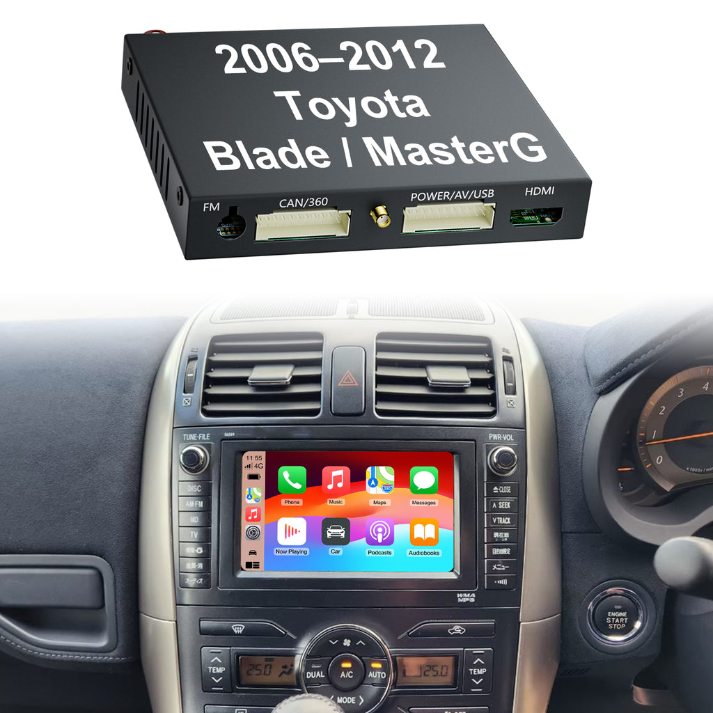 AutoMMI 2006-2012 Toyota Blade/Blade MasterG OEM Head Units Wireless Apple CarPlay & Android Auto Integration Kits