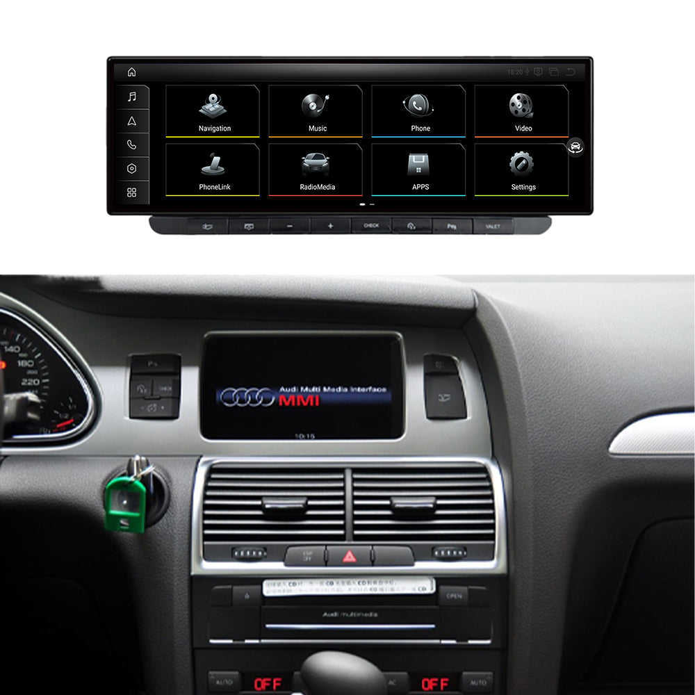 2005-2017 Audi 4L/4M Q7 10.25" /12.3"/14.9"Android Car Screen Wireless Apple CarPlay Android Auto Navigation Car DVD Player
