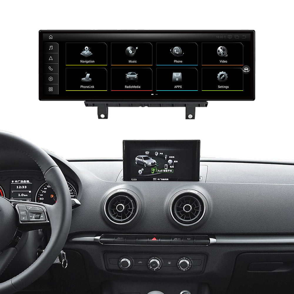 2014-2019 Audi 8V A3 10.25" /12.3"/14.9"Android Car Screen Wireless Apple CarPlay Android Auto Navigation Car DVD Player