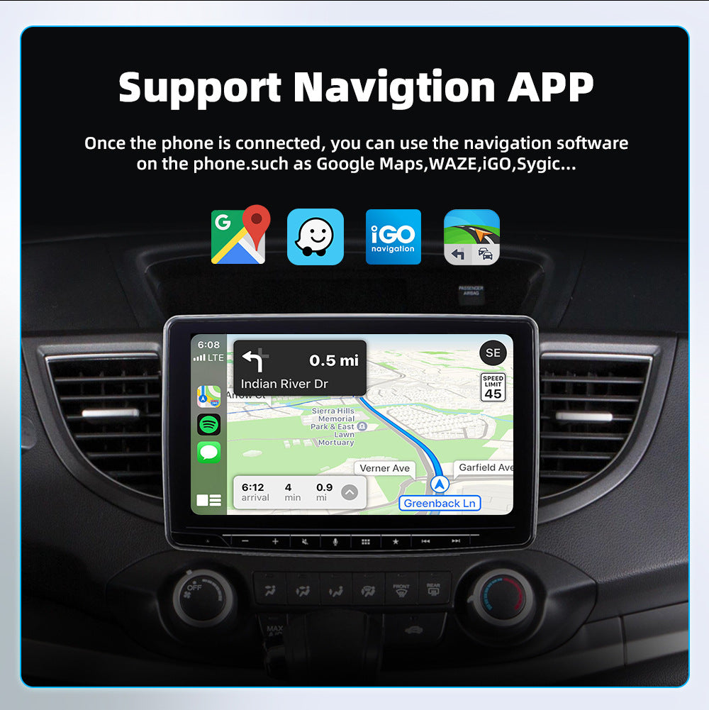 Autommi Wholesale Wireless CarPlay Adapter Android Auto Apple USB Dongle Wireless Car Play 2 in 1 Mini AI Box CarPlay Adaptor