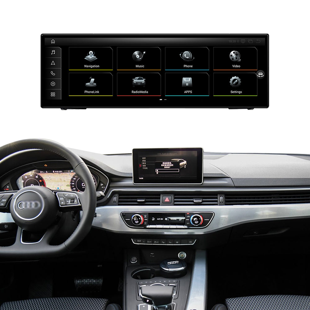 2017-2019 Audi B9 A4L 10.25" /12.3"/14.9"Android Car Screen Wireless Apple CarPlay Android Auto Navigation Car DVD Player