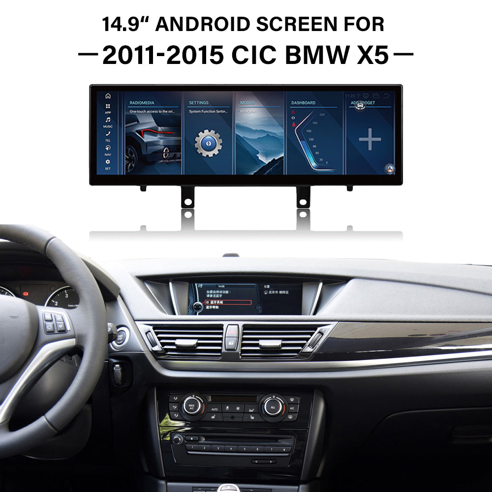2011–2015 BMW X1 (E84) 10.25" /12.3"/14.9"Android Car Screen Wireless Apple CarPlay Android Auto Navigation Car DVD Player