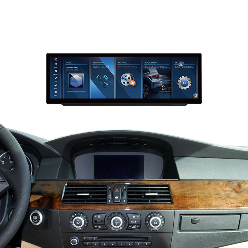 2008-2010 E60 BMW 5 series 10.25" /12.3"/14.9"Android Car Screen Wireless Apple CarPlay Android Auto Navigation Car DVD Player