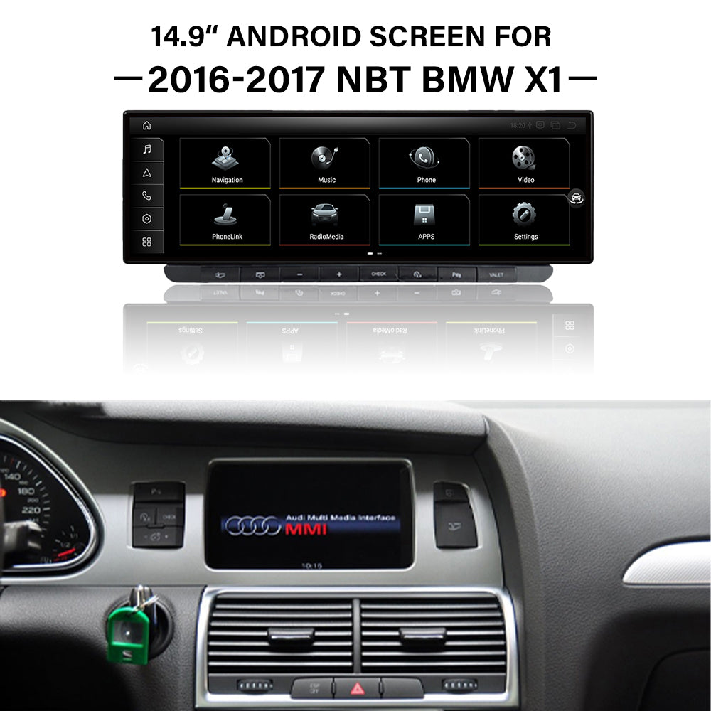 2005-2017 Audi 4L/4M Q7 10.25" /12.3"/14.9"Android Car Screen Wireless Apple CarPlay Android Auto Navigation Car DVD Player