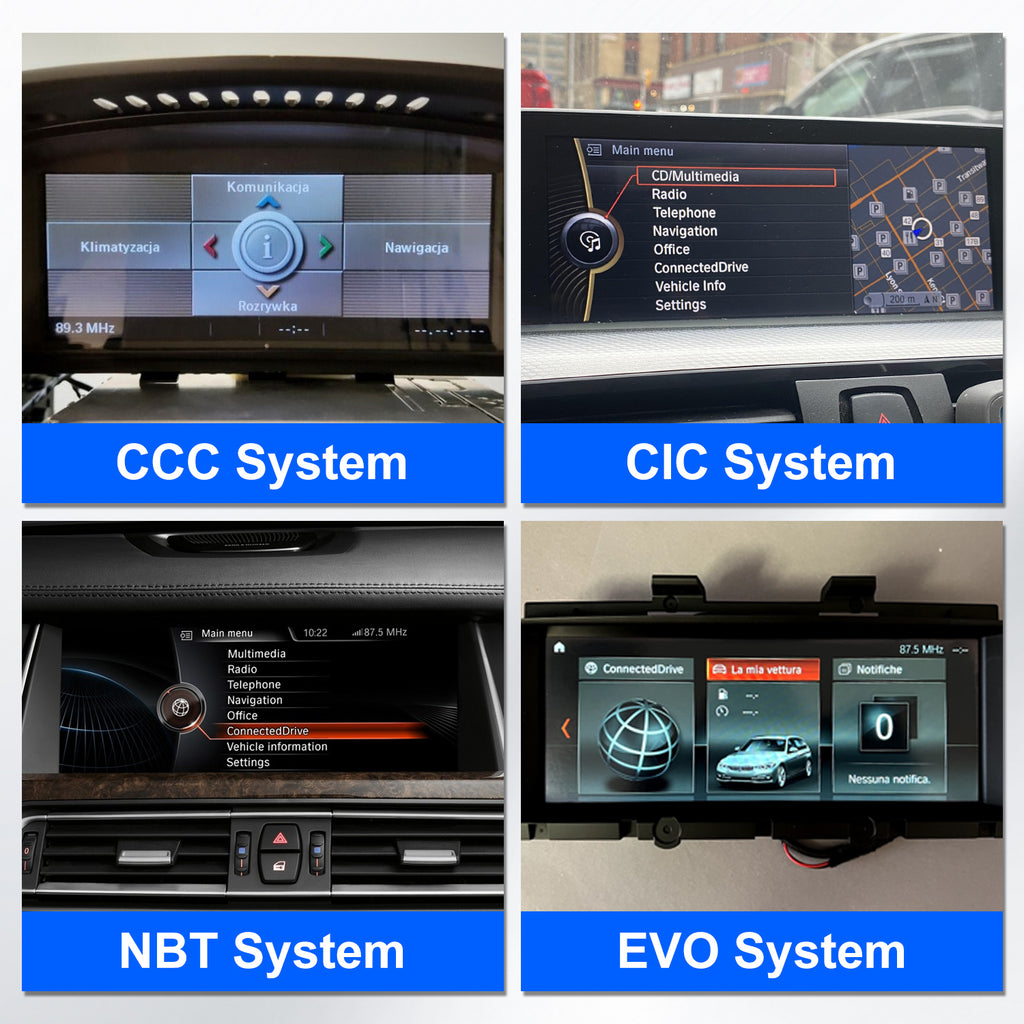 AutoMMI 2017-2020 BMW X3 X4 G01 G02 M40i Head Units Wireless Apple CarPlay & Android Auto Module integration kit