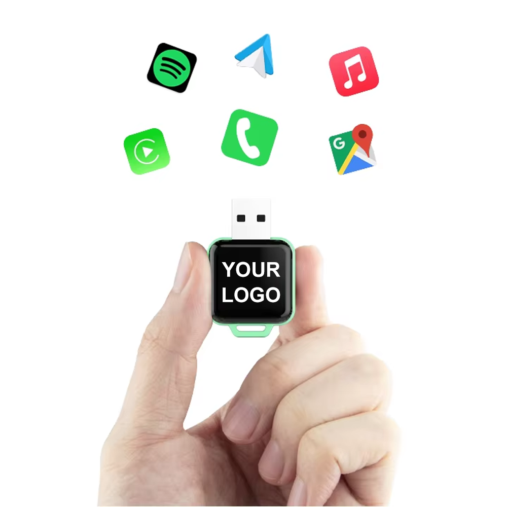 Autommi Factory Wholesale 2 in 1 CarPlay Android Auto Ai Box Carplay Wireless Car Ai Box Carplay Adapter Wireless Android Auto