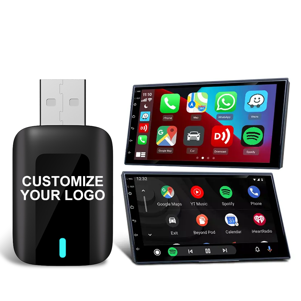 AutoMMI Wireless Dongle Apple CarPlay Android Auto USB Tpy-c Wired to Wireless Adapter for Original Wire CarPlay
