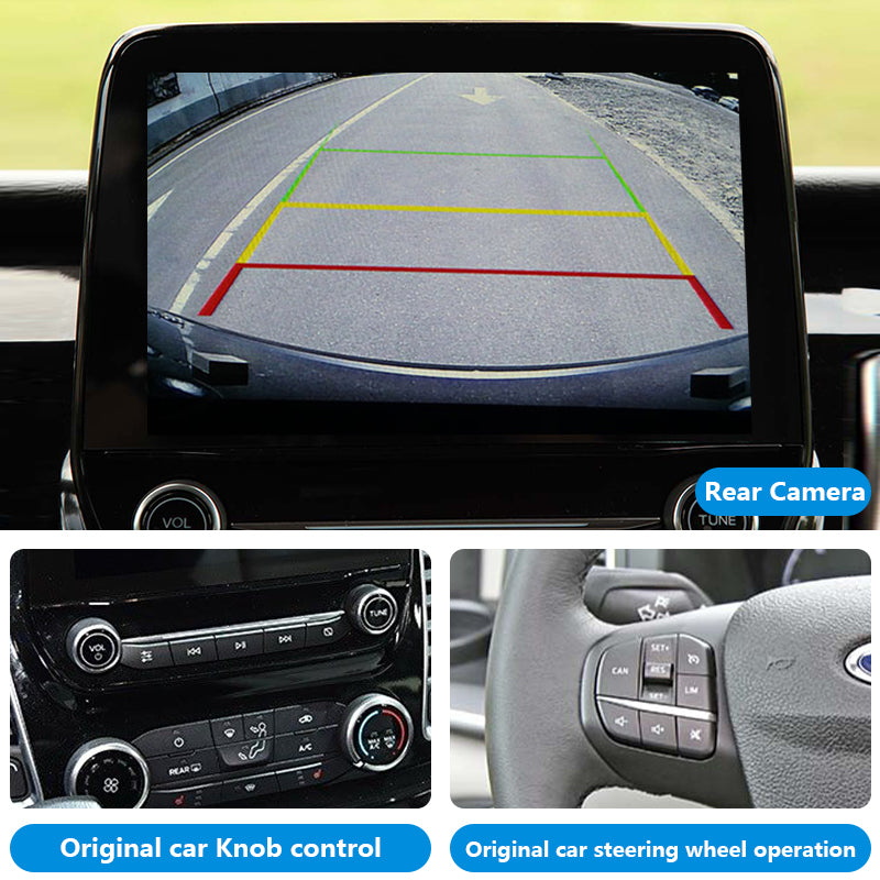 AutoMMI 2017-2019 Ford Explorer/ Escape/Focus SYNC 3 upgrade Wireless Apple CarPlay Android Auto Decoder Module Interface Kit