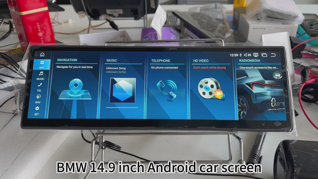 2008–2012 BMW 3 Series E92 10.25" /12.3"/14.9"Android Car Screen Wireless Apple CarPlay Android Auto Navigation Car DVD Player
