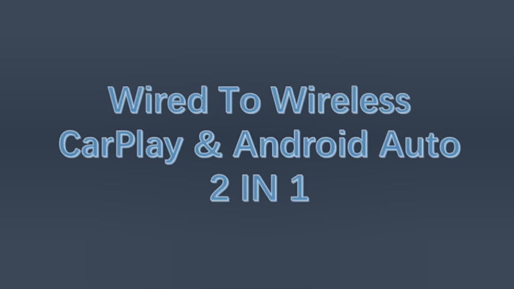 AutoMMI Wireless Dongle Apple CarPlay Android Auto USB Tpy-c Wired to Wireless Adapter for Original Wire CarPlay