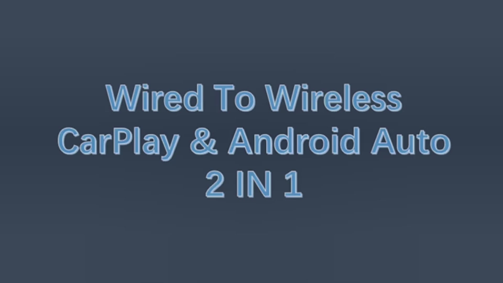 AutoMMI Wireless Dongle Apple CarPlay Android Auto USB Tpy-c Wired to Wireless Adapter for Original Wire CarPlay
