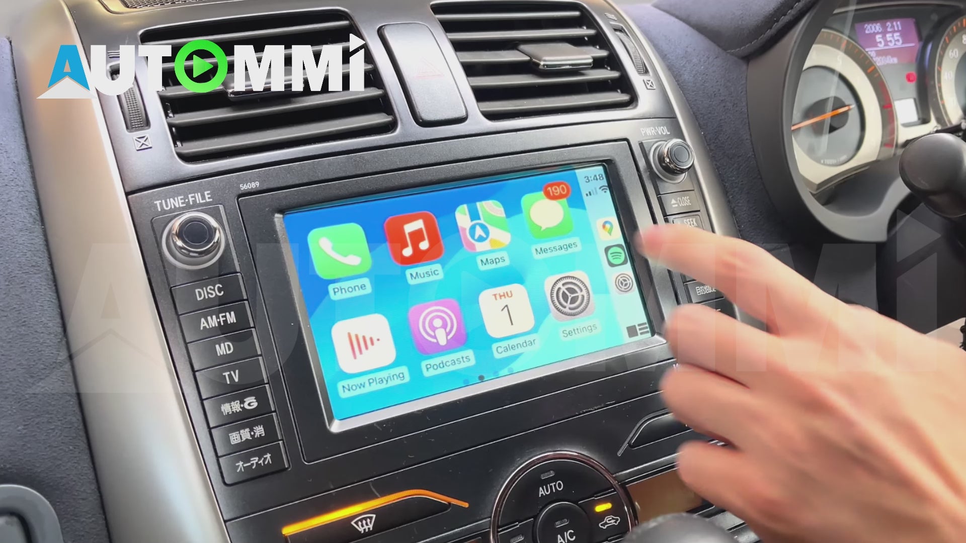 AutoMMI 2006-2012 Toyota Blade/Blade MasterG OEM Head Units Wireless Apple CarPlay & Android Auto Integration Kits